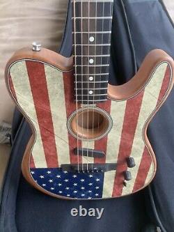 Fender American Acoustasonic Telecaster USA Flag Limited Edition