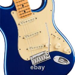 Fender American Ultra Stratocaster ELectric Guitar, Cobra Blue, Maple (NEW)