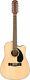 Fender CD-60SCE-12 Acoustic-Electric Guitar, 12 String