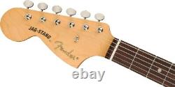 Fender Electric Guitar Kurt Cobain Jag-Stang Fiesta Red Left Handed & Case
