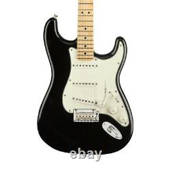 Fender Player Stratocaster Electric Guitar, Black, Maple (NEW)