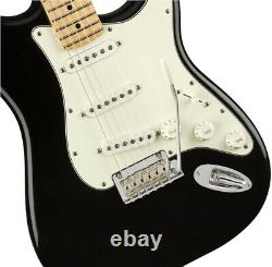 Fender Player Stratocaster Electric Guitar, Black, Maple (NEW)