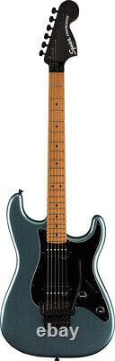 Fender Squier Contemporary Stratocaster HH FR Gunmetal Metallic Electric Guitar