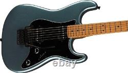Fender Squier Contemporary Stratocaster HH FR Gunmetal Metallic Electric Guitar