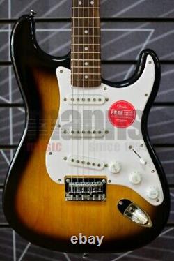 Fender Squier Stratocaster Electric Guitar Bullet Hard Tail in Sunburst