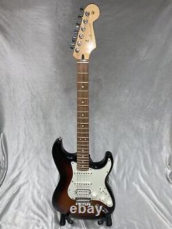 Fender Stratocaster HSS with Pau Ferro Fretboard in 3 Colour Sunburst & Stand