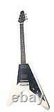 Full Size Right Handed Flying V Electric 6 String Guitar, Solid Wood Body and Bo