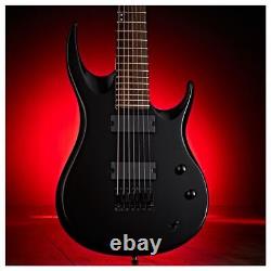 G4M 529 Electric Guitar 7-String Jet Black