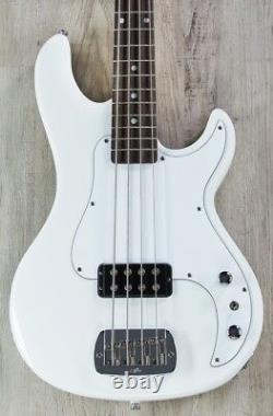 G&L Tribute Kiloton 4-String Electric Bass Guitar, Brazilian Cherry Olympic White