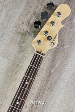 G&L Tribute Kiloton 4-String Electric Bass Guitar, Brazilian Cherry Olympic White