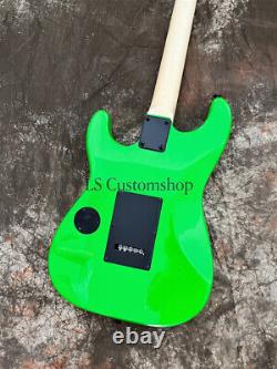 George Lynch Electric Guitar ST Green Tiger Stripe 6 String Maple Fretboard FR