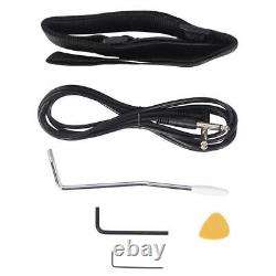 Glarry GST 3-Pickup Electric Guitar Full Set with 20W Amp Cable Bag Strap Kit
