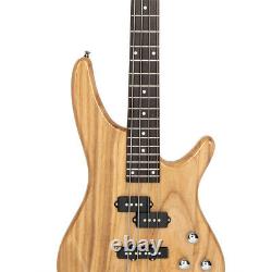 Glarry Gib Electric Bass Guitar Full Size 4 String Burly Wood All Uk
