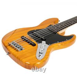 Glarry Gjazz Electric 5 String Bass Guitar