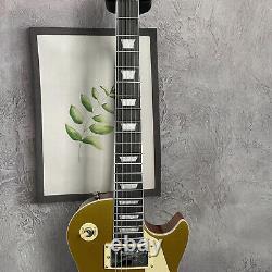 Gold Top LP 6 Strings Electric Guitar Solid Body T-O-M Bridge Safe Shipping