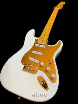 Great Playing New 6 String St Gold Anodized Pickguard Electric Guitar