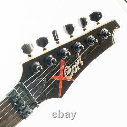 Guitar Cort X-11 Black Burst Flamed Maple Floyd Rose Mighty Mite Pickups Z-43
