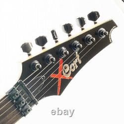 Guitar Cort X-11 in Black Burst Flamed Maple Floyd Rose Mighty Mite Pickups Z-43