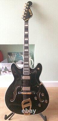 Hagstrom 67 Viking II Black semi hollow guitar semi acoustic guitar