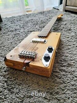 Handmade Palletwood Cigarbox Style Guitar