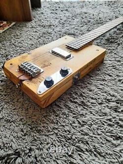 Handmade Palletwood Cigarbox Style Guitar