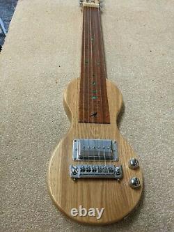 Handmade electric lapsteel slide 6 string Ash guitar