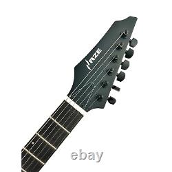 Haze-6FF Low Gloss Natural Oil, Fanned-Fret, 6-String Electric Guitar+Free Gig Bag