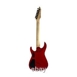 Haze 7-String Fanned Fret Built-in Preamp HAX Red Electric Guitar 7QFFTRD