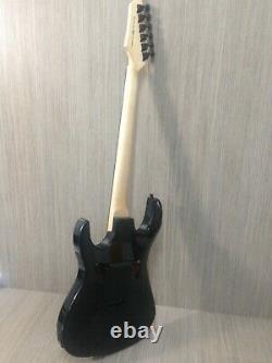 Haze HSLG4-DBK 6 String Translucent Black Electric Guitar with Accessories