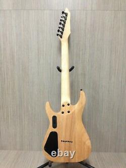 Haze HS-E007NOIL 7-String Electric Guitar, Solid Mahogany Body Natural Oil