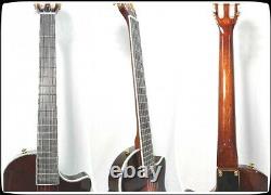 Haze MRC602FHCEQ Electric Nylon String Guitar, Semi-Hollow Body, Piezo Pickup+Bag