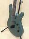 Haze Satin Military Green 7-String Fanned-Fret Electric Guitar+Bag HS-7FF MGS