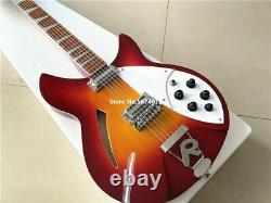 High quality 12-string Rick 360 Electric Guitar, Cherry Red Color, can be custom