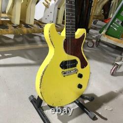 Hot Sale Factory Electric Guitar Mahogany Body Rosewood Fretboard Yellow