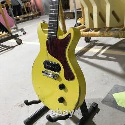 Hot Sale Factory Electric Guitar Mahogany Body Rosewood Fretboard Yellow