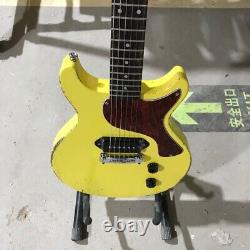 Hot Sale Factory Electric Guitar Mahogany Body Rosewood Fretboard Yellow