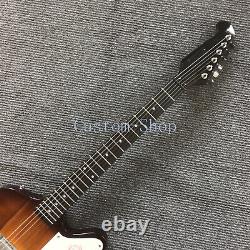 Hot Sell Brown Gradient 1 Electric Guitar Single Pickup Inversion String