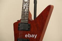Hot Sell Brown Pattern Finished Electric Guitar Fingerboard Inlaid High-end