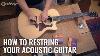 How To Correctly Restring Your Acoustic Guitar Com Diy