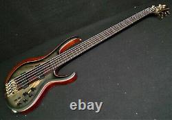Ibanez Premium Btb1905sm Skb 5 String Electric Bass Guitar Neck Thru Body & Bag