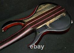 Ibanez Premium Btb1905sm Skb 5 String Electric Bass Guitar Neck Thru Body & Bag