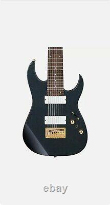 Ibanez RG80F RG Series 8-String Electric Guitar Black Metallic