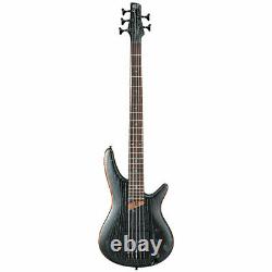 Ibanez SR675-SKF Silver Wave Black Flat 5 String Electric Bass Guitar