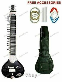 Instrument High Quality String Electric Travel Sitar Mizrab, Strings With Bag