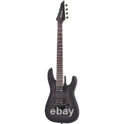 Jackson JS22Q-7 DKA Quilted Maple Electric Guitar, Trans Black Burst (NEW)