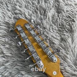 Jaguar Electric Guitar Sunburst 12 String Ebony Fretboard Maple Neck