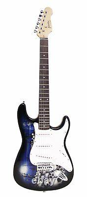 Jaxville Reaper ST Style Electric Guitar Pack with Amp, Gig Bag, Strings, Strap