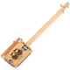 Lace Cigar Box Electric Guitar 3 String Dead Is Alive