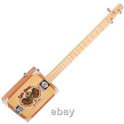 Lace Cigar Box Electric Guitar 3 String Dead Is Alive