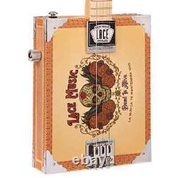 Lace Cigar Box Electric Guitar 3 String Dead Is Alive